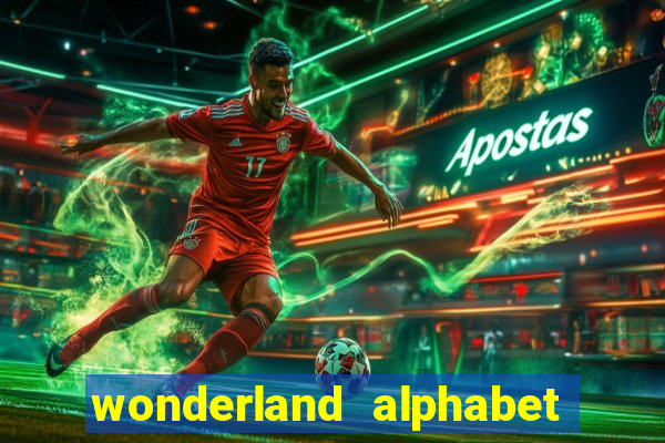 wonderland alphabet comic studio